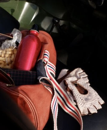 Borsa a bauletto / tubo in pelle di vitello